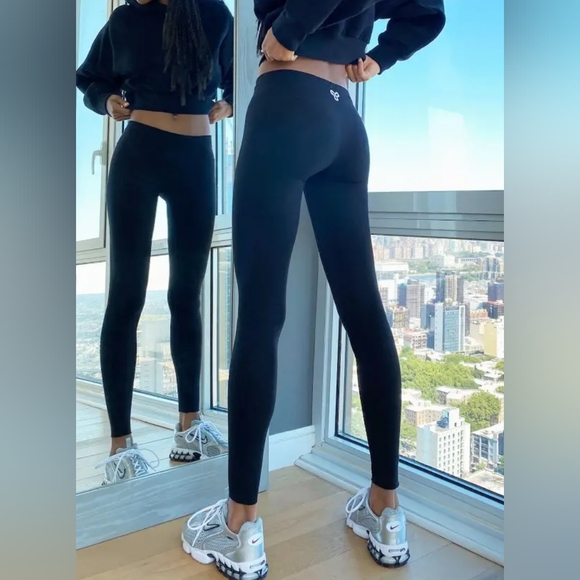 TNA Pants - Tna Chill Atmosphere High Rise Ankle Legging Raw Hem Olive green XS